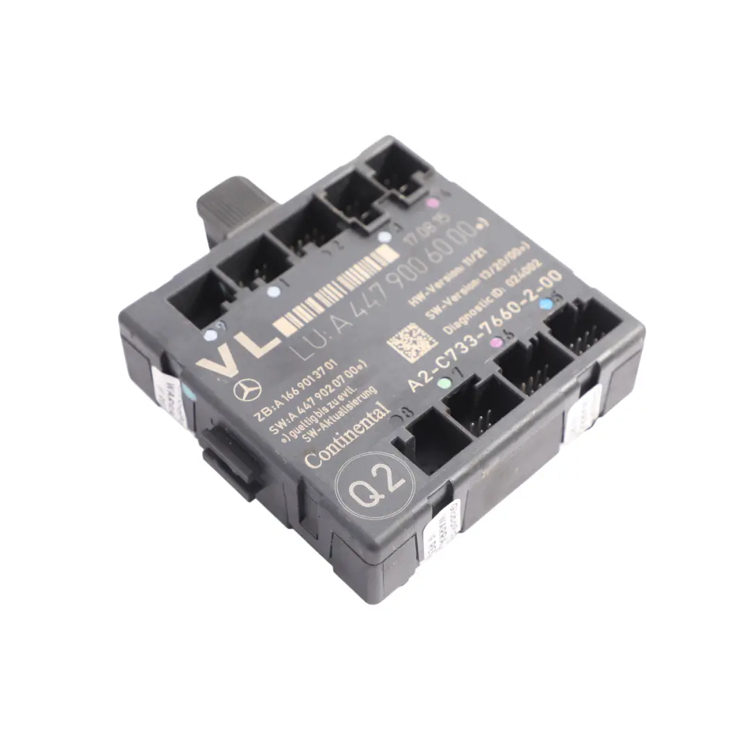 Mercedes W447 Front Door Module Control Unit ECU Front Left N/S A1669013901 - SKU A4479006000 - Part number A4479006000