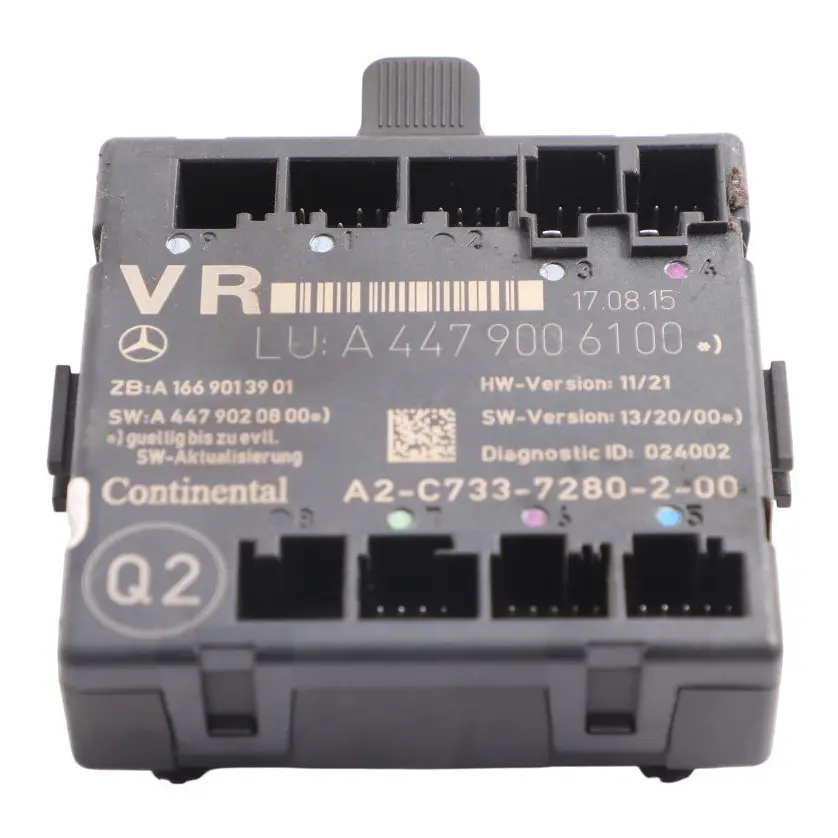 Mercedes W447 W448 Front Door Module Control Unit ECU Right O/S A1669013901