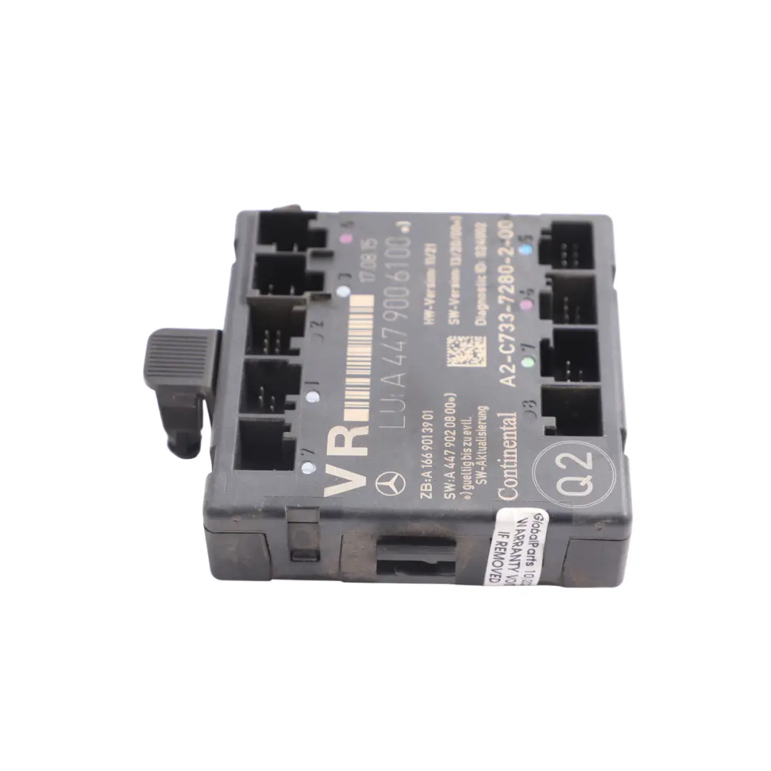 Mercedes W447 W448 Front Door Module Control Unit ECU Right O/S A1669013901 - SKU A4479006100 - Part number A4479006100