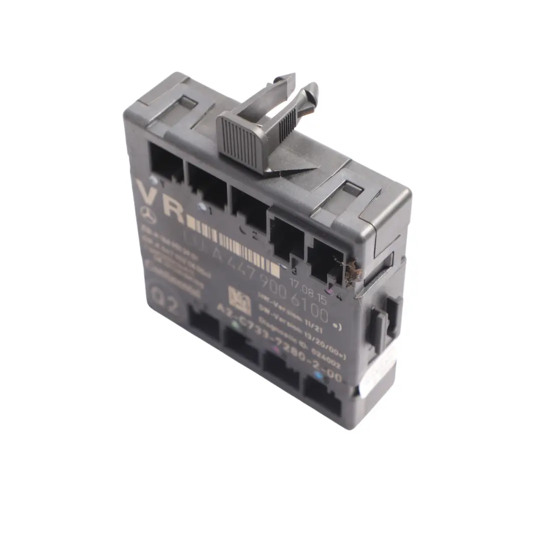 W448 Front Door Module Control Unit ECU Right O/S A1669013901 to Mercedes W447 with Part number A4479006100 Mercedes W447 W448 Front Door Module Control Unit ECU Right O/S A1669013901 - SKU A4479006100 - Part number A4479006100