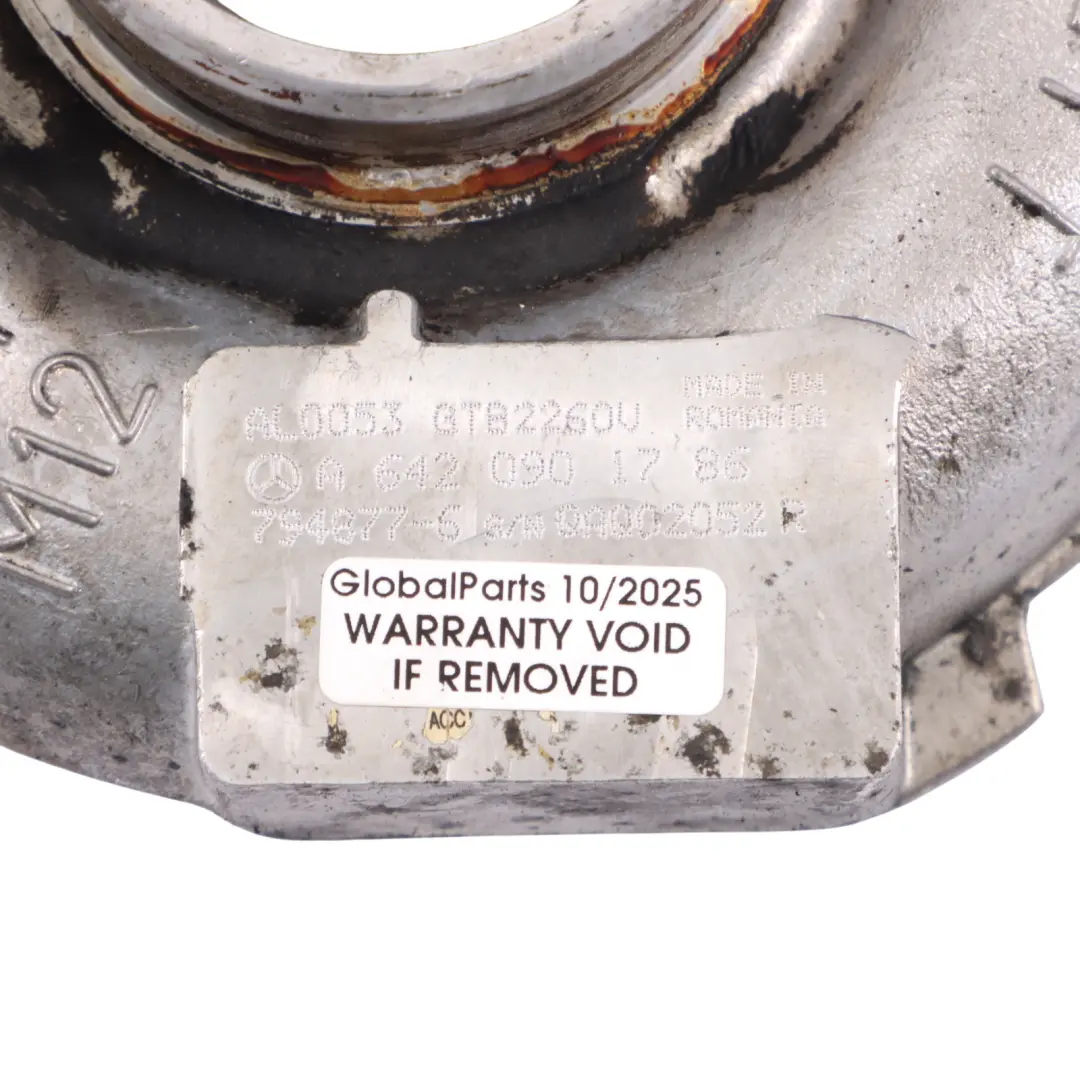 Mercedes W211 W212 W251 Turboladergehäuse Abdeckung OM642 V6 Diesel - SKU A6420908680-1 - Teilenummer A6420908680