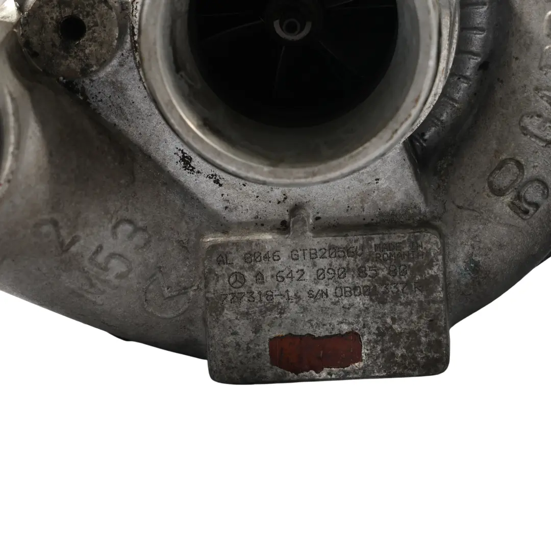 Turbocompresor Turbo OM642 V6 Diesel para Mercedes W212 con número de pieza A6420908680 Mercedes W212 Turbocompresor Turbo OM642 V6 Diesel - SKU A6420908680-3 - Número de pieza A6420908680