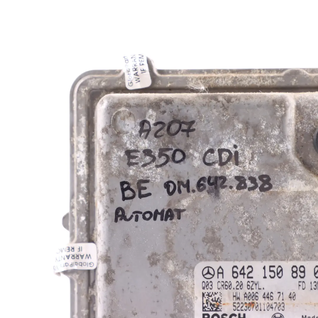 Mercedes W221 E350 CDI BE OM642 265HP Engine Control ECU Automatic - SKU A6421508900-11 - Part number A6421508900