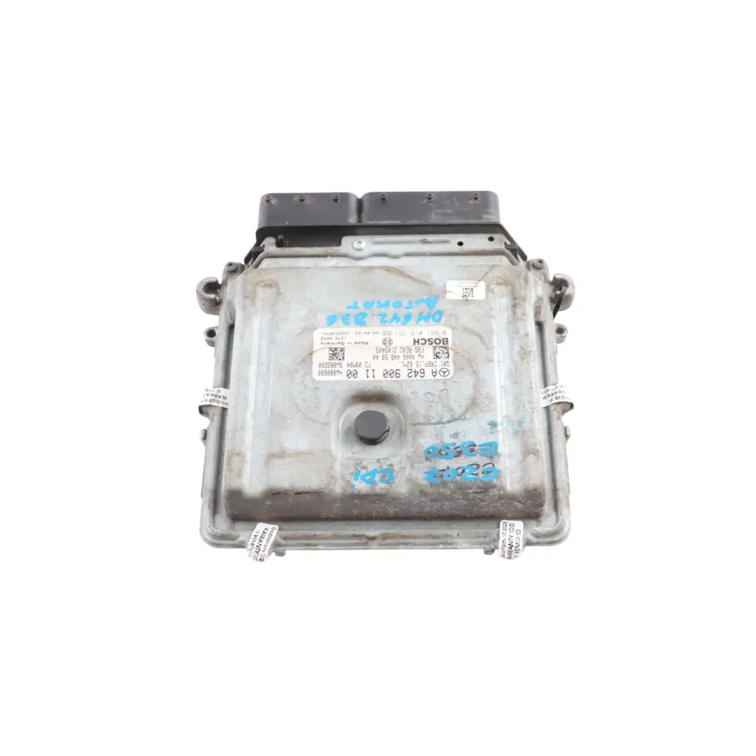 Mercedes C207 E350 CDI OM642.836 231HP Engine Control ECU Automatic - SKU A6429001100 - Part number A6429001100