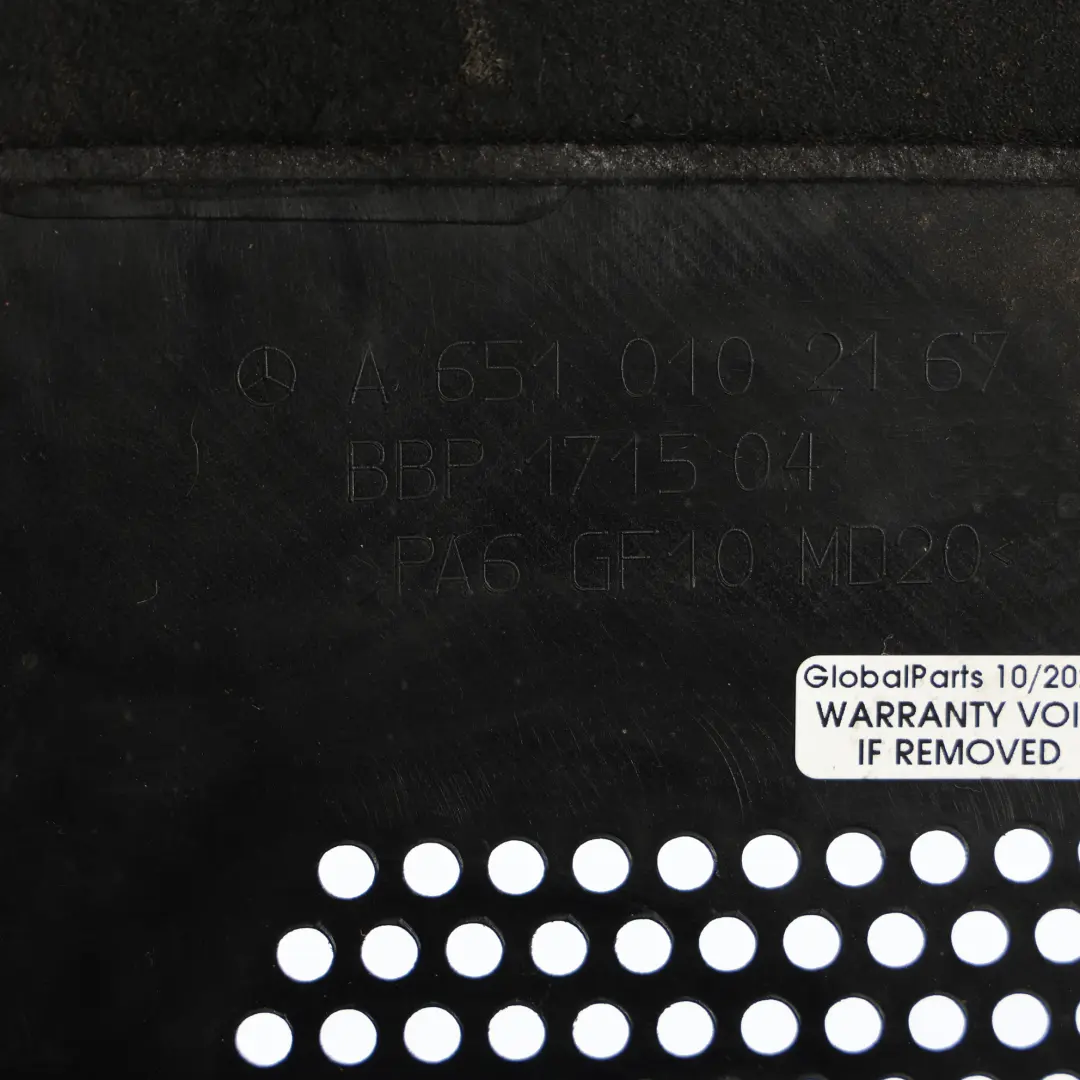 W207 W212 OM651 Diesel Acoustic Panel to Engine Cover Mercedes W204 with Part number A6510101167 Engine Cover Mercedes W204 W207 W212 OM651 Diesel Acoustic Panel - SKU A6510101167-1 - Part number A6510101167