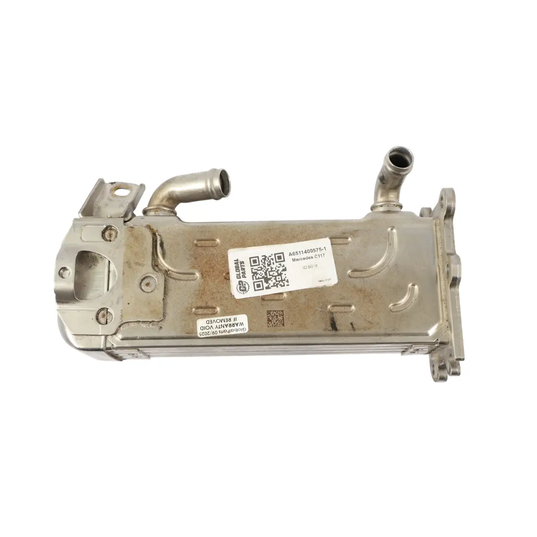 Mercedes W176 W246 C117 EGR Valve Exhaust Cooler OM651 Diesel - SKU A6511400575-1 - Part number A6511400575