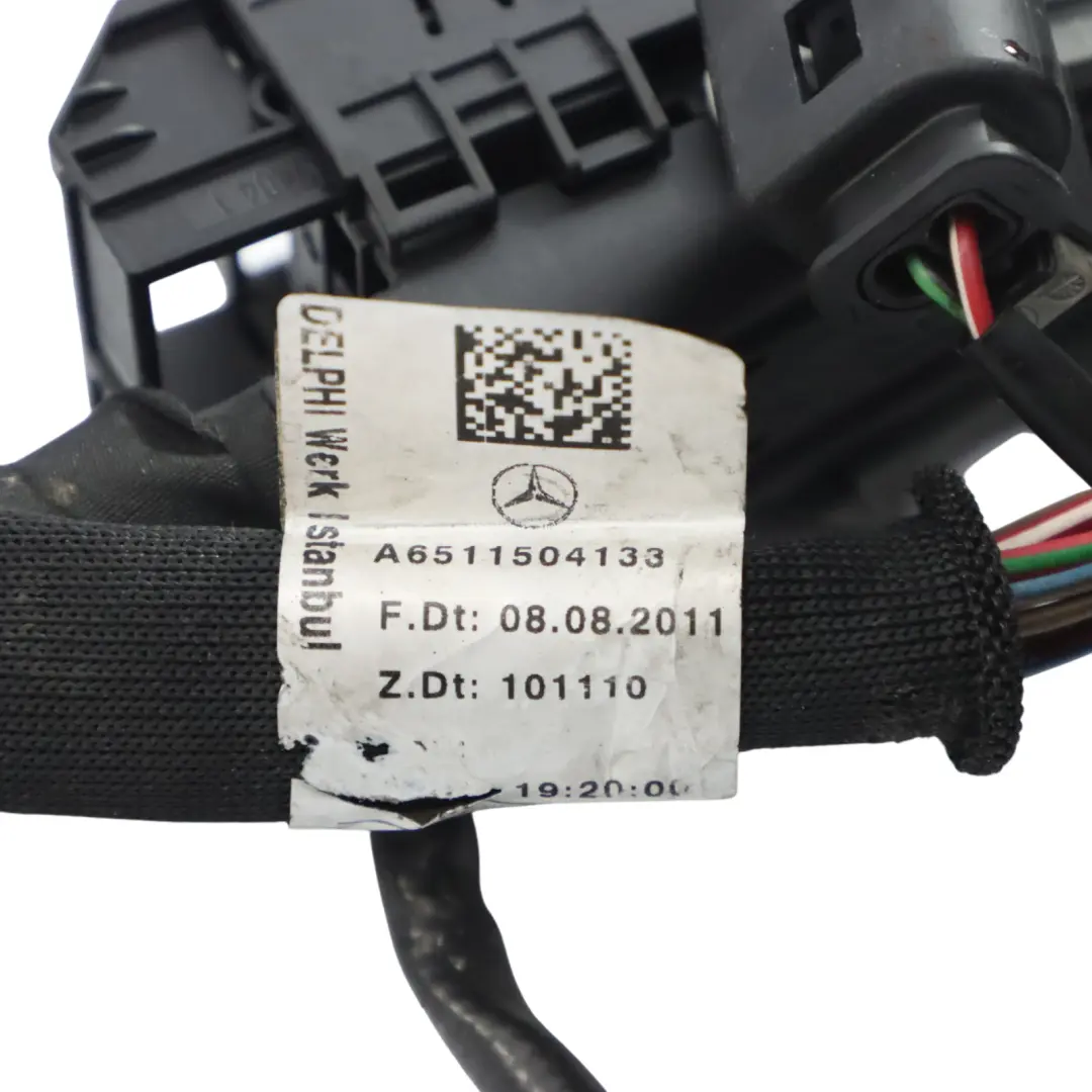 Mercedes W204 W212 Engine Wiring Diesel Harness Loom Cable E250 CDI A6511504633 - SKU A6511504133 - Part number A6511504133