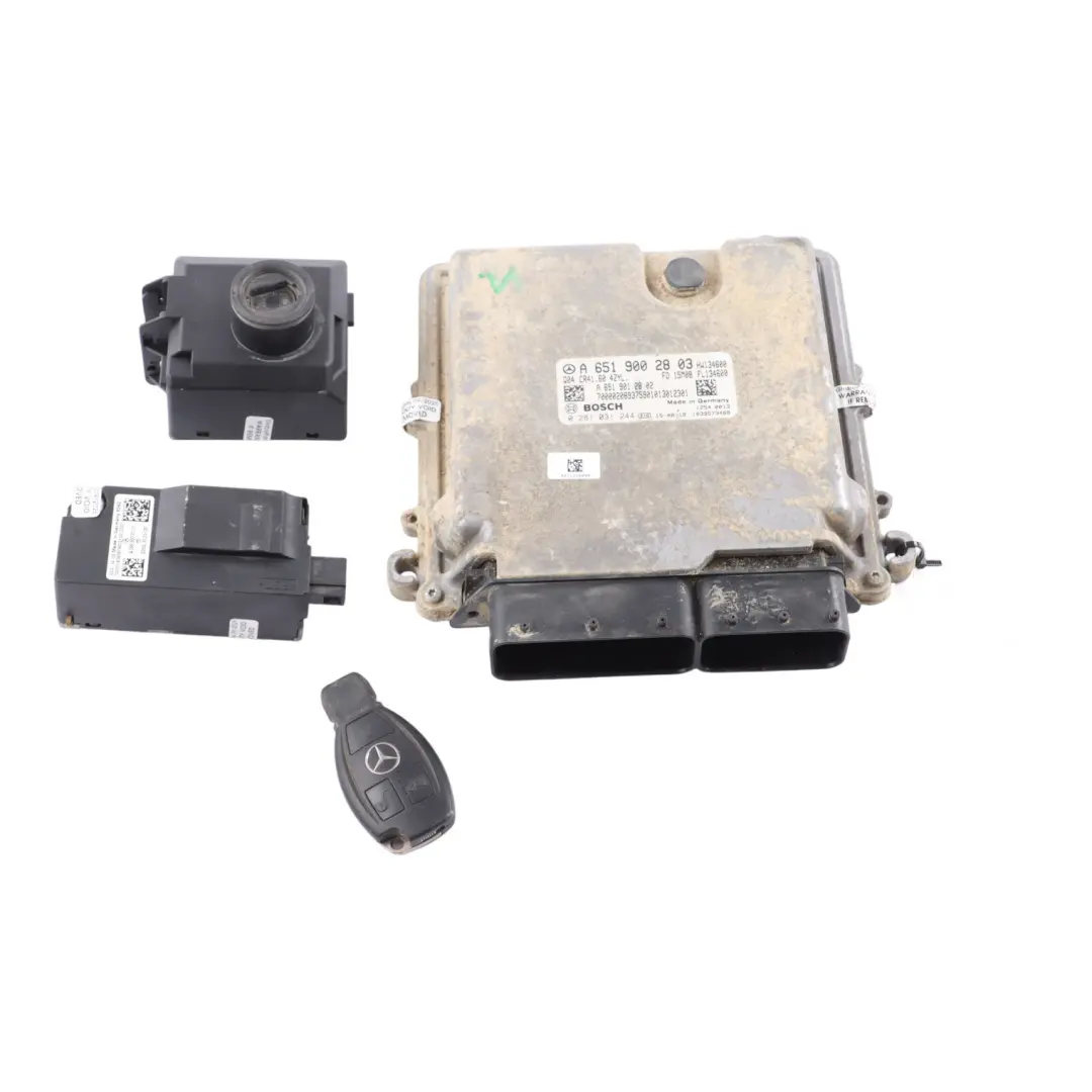 Mercedes W447 114 CDI OM651.950 136HP Engine Control ECU Kit Manual - SKU A6519002803-5 - Part number A6519002803
