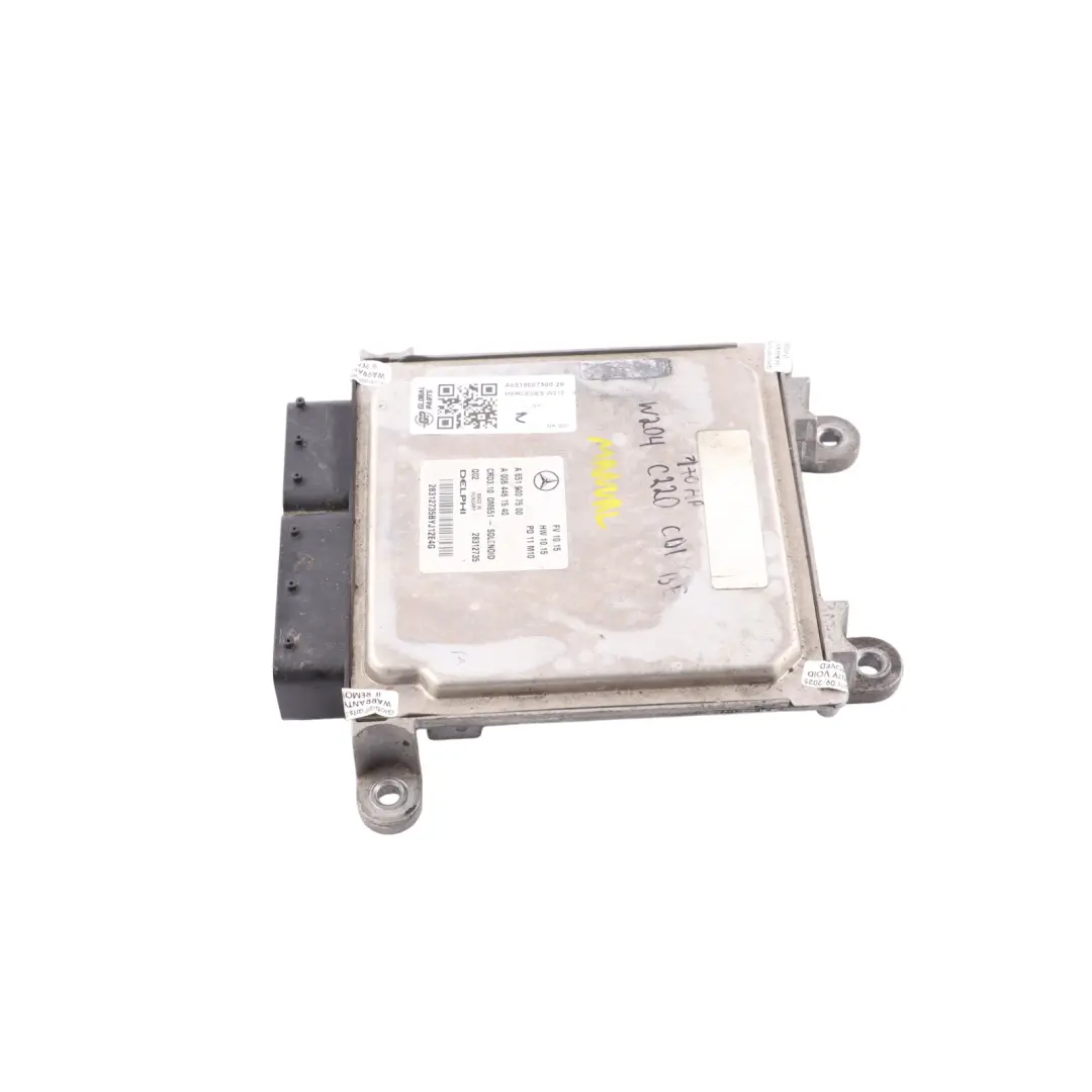 Mercedes W204 W212 C220CDI 170HP OM651.911 Engine Control ECU Manual - SKU A6519007500-26 - Part number A6519007500