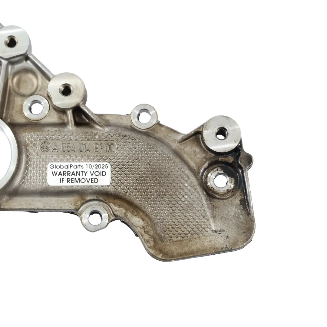 Oil Sump Pan Plate Bracket OM654 Diesel Engine to Mercedes X253 with Part number A6540149100 Mercedes X253 Oil Sump Pan Plate Bracket OM654 Diesel Engine - SKU A6540149100 - Part number A6540149100