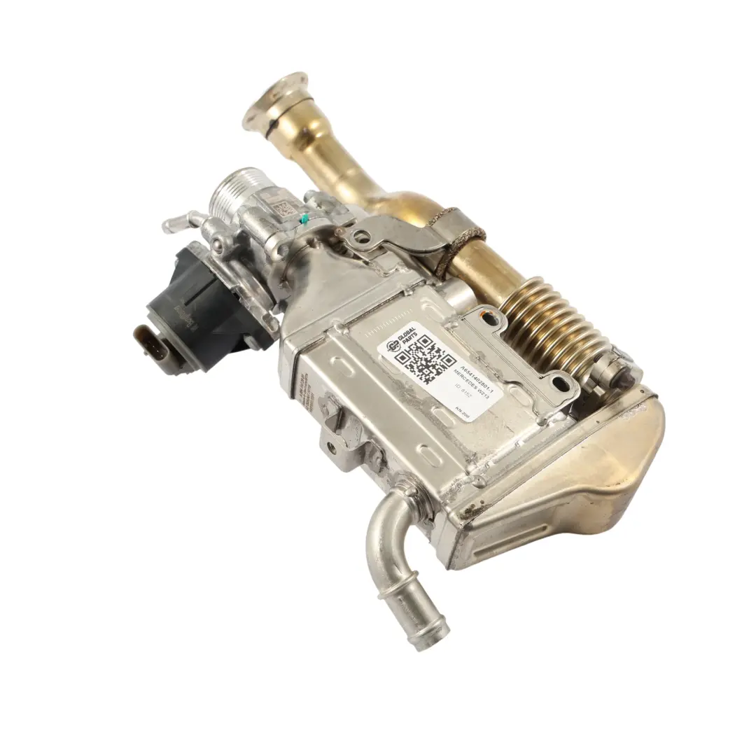 Mercedes W213 EGR Valve Exhaust Recirculation Cooler Diesel OM654 - SKU A6541402801-1 - Part number A6541402801