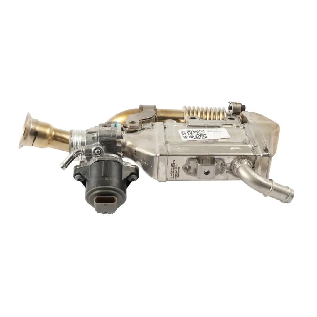 Mercedes W213 EGR Valve Exhaust Recirculation Cooler Diesel OM654 - SKU A6541402801-1 - Part number A6541402801