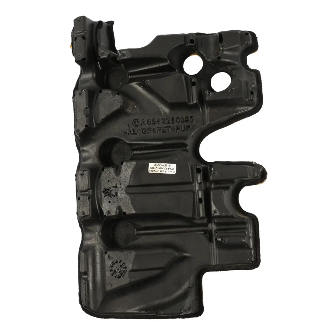 Termico Piastra Protezione Isolamento Pannello per Mercedes W177 Scudo con numero di parte A6542260385 Mercedes W177 Scudo Termico Piastra Protezione Isolamento Pannello - SKU A6542260385 - Numero di parte A6542260385