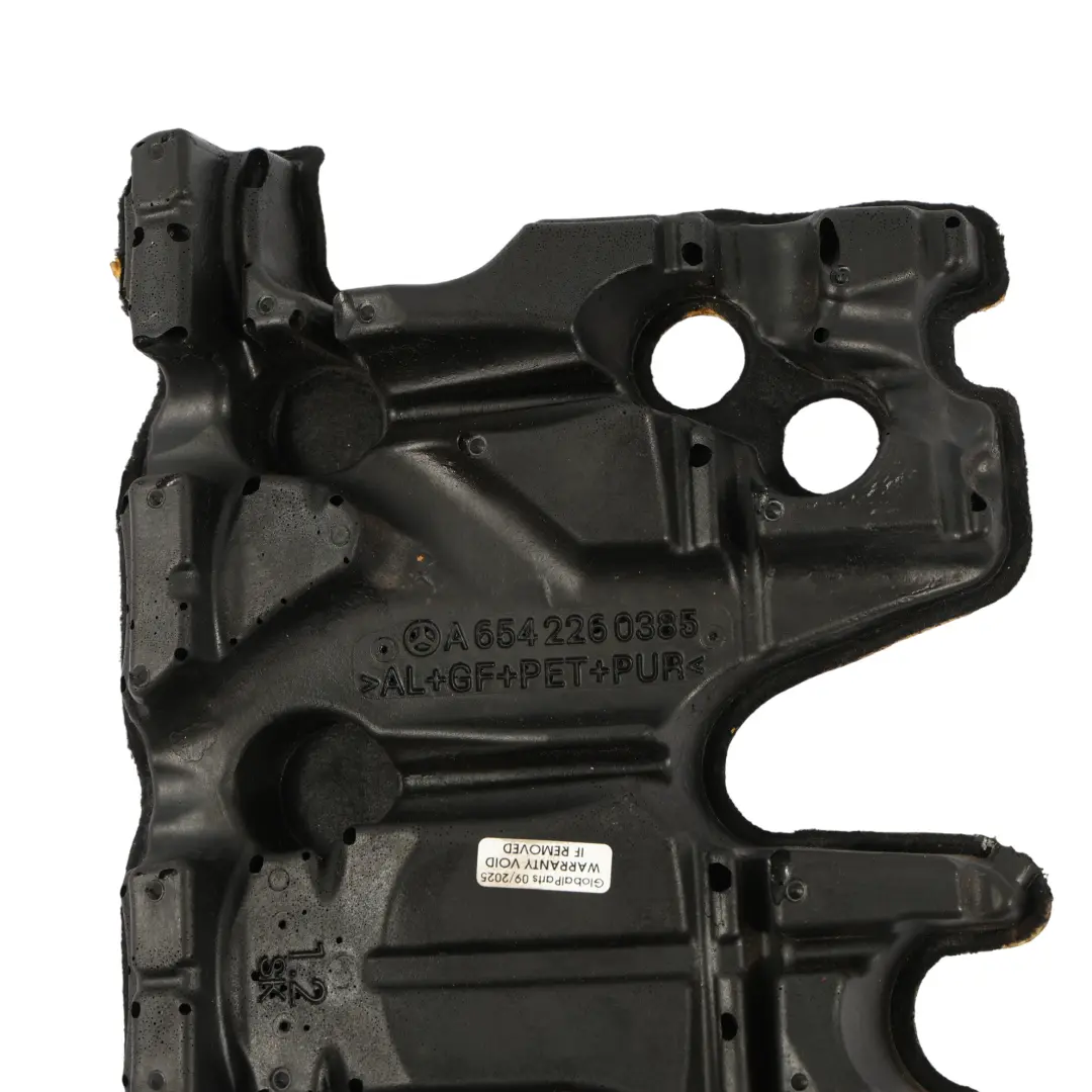 Heat Shield Aislamiento Térmico Placa Protección Panel para Mercedes W177 con número de pieza A6542260385 Mercedes W177 Heat Shield Aislamiento Térmico Placa Protección Panel - SKU A6542260385 - Número de pieza A6542260385