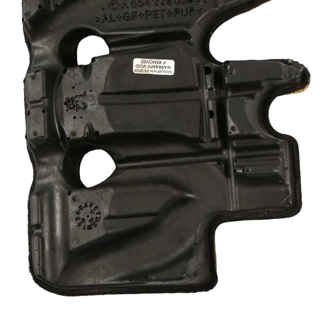 Hitzeschild Wärmedämmung Schutzplatte für Mercedes W177 mit Teilenummer A6542260385 Mercedes W177 Hitzeschild Wärmedämmung Schutzplatte - SKU A6542260385 - Teilenummer A6542260385