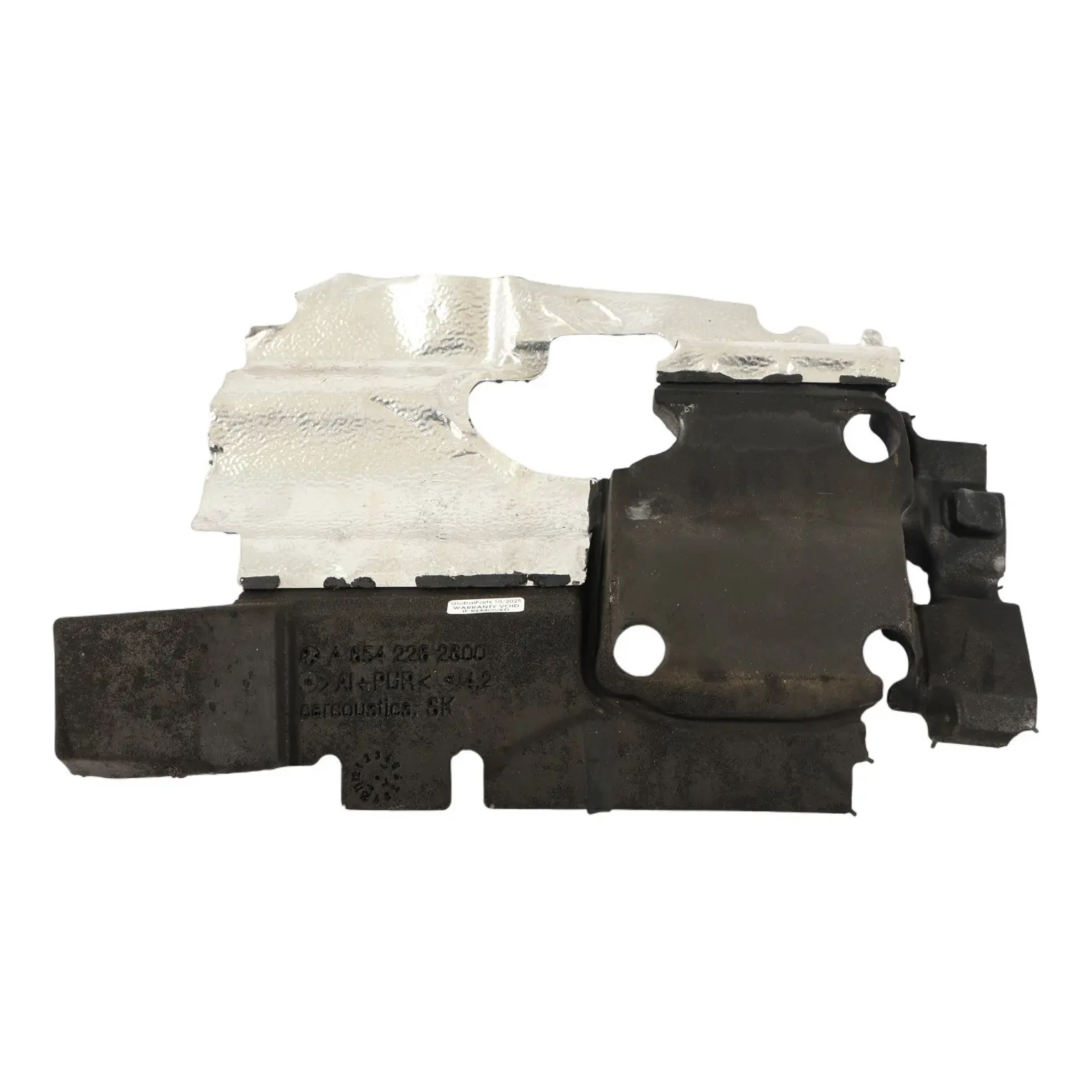 Mercedes X253 Scudo Termico Isolamento Rumore Motore Diesel OM654 A6542263100