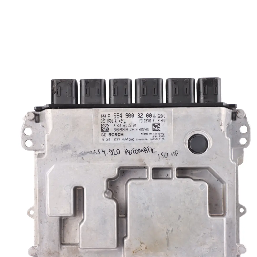 Mercedes W177 W205 C213 C220d 654.920 150HP Engine Unit ECU Automat - SKU A6549003200-1 - Part number A6549003200