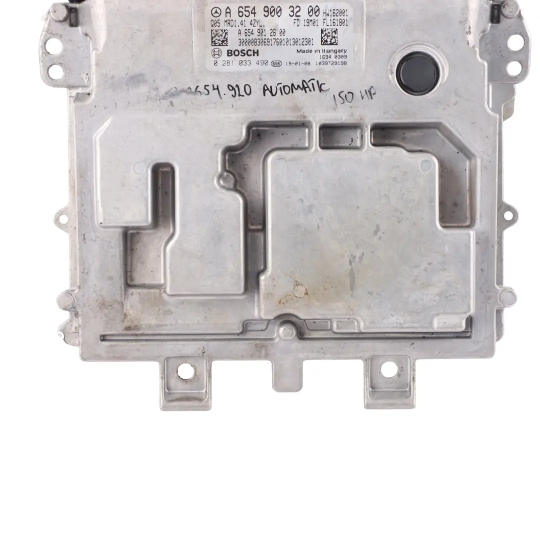 Mercedes W177 W205 C213 C220d 654.920 150HP Engine Unit ECU Automat - SKU A6549003200-1 - Part number A6549003200