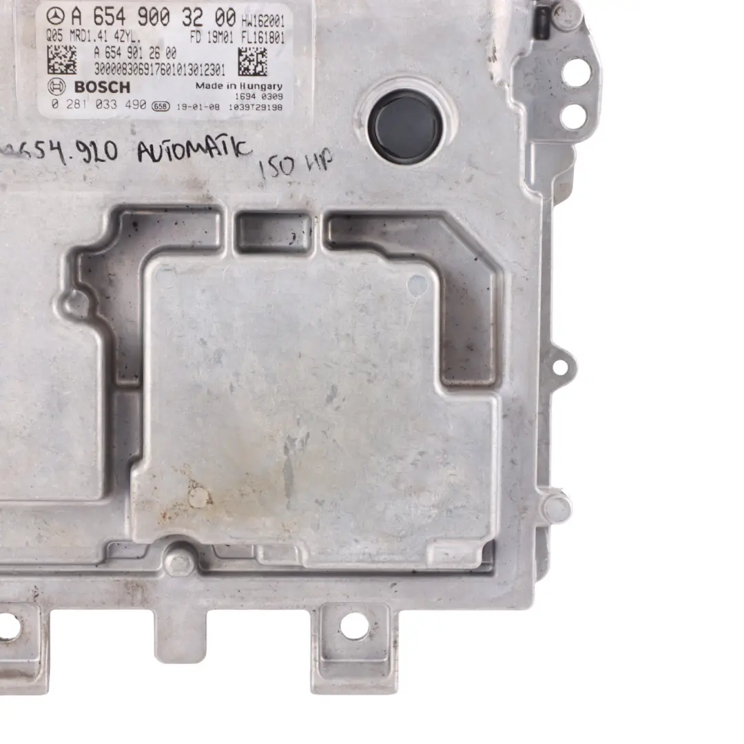Mercedes W177 W205 C213 C220d 654.920 150HP Engine Unit ECU Automat - SKU A6549003200-1 - Part number A6549003200