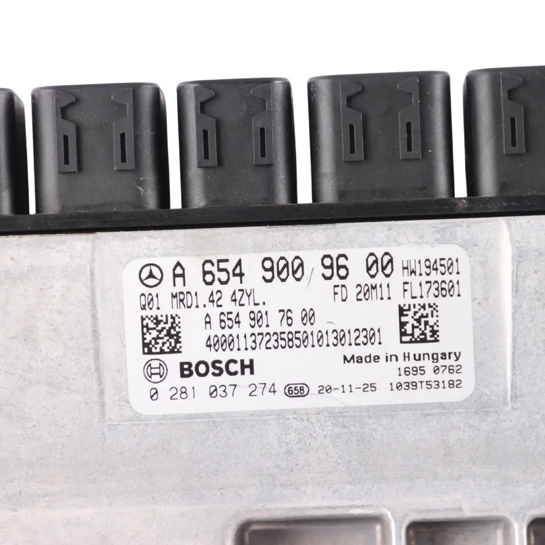 Mercedes X118 W177 W247 CLA 220 654.920 190HP Engine ECU Automatic - SKU A6549009600-4 - Part number A6549009600