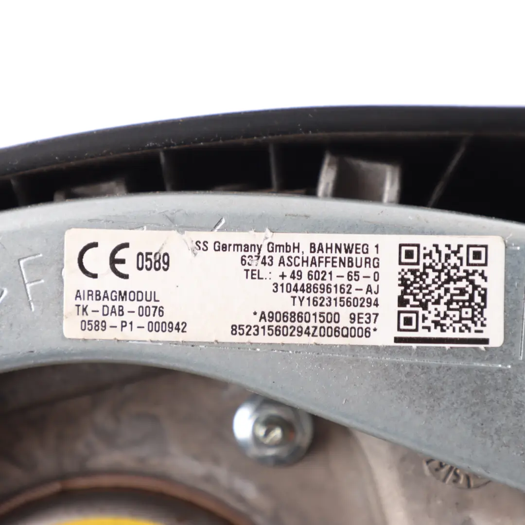 Mercedes Sprinter W906 Steering Wheel Air Module Driver Side Black - SKU A9068601500 - Part number A9068601500