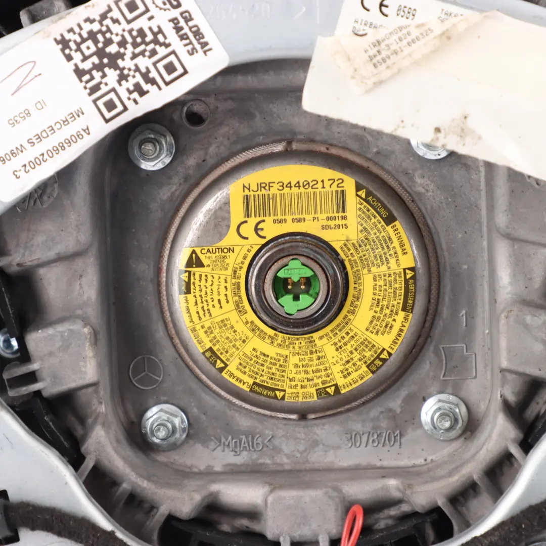 Steering Wheel Air Module Black to Mercedes Sprinter W906 with Part number A9068602002 Mercedes Sprinter W906 Steering Wheel Air Module Black - SKU A9068602002-3 - Part number A9068602002