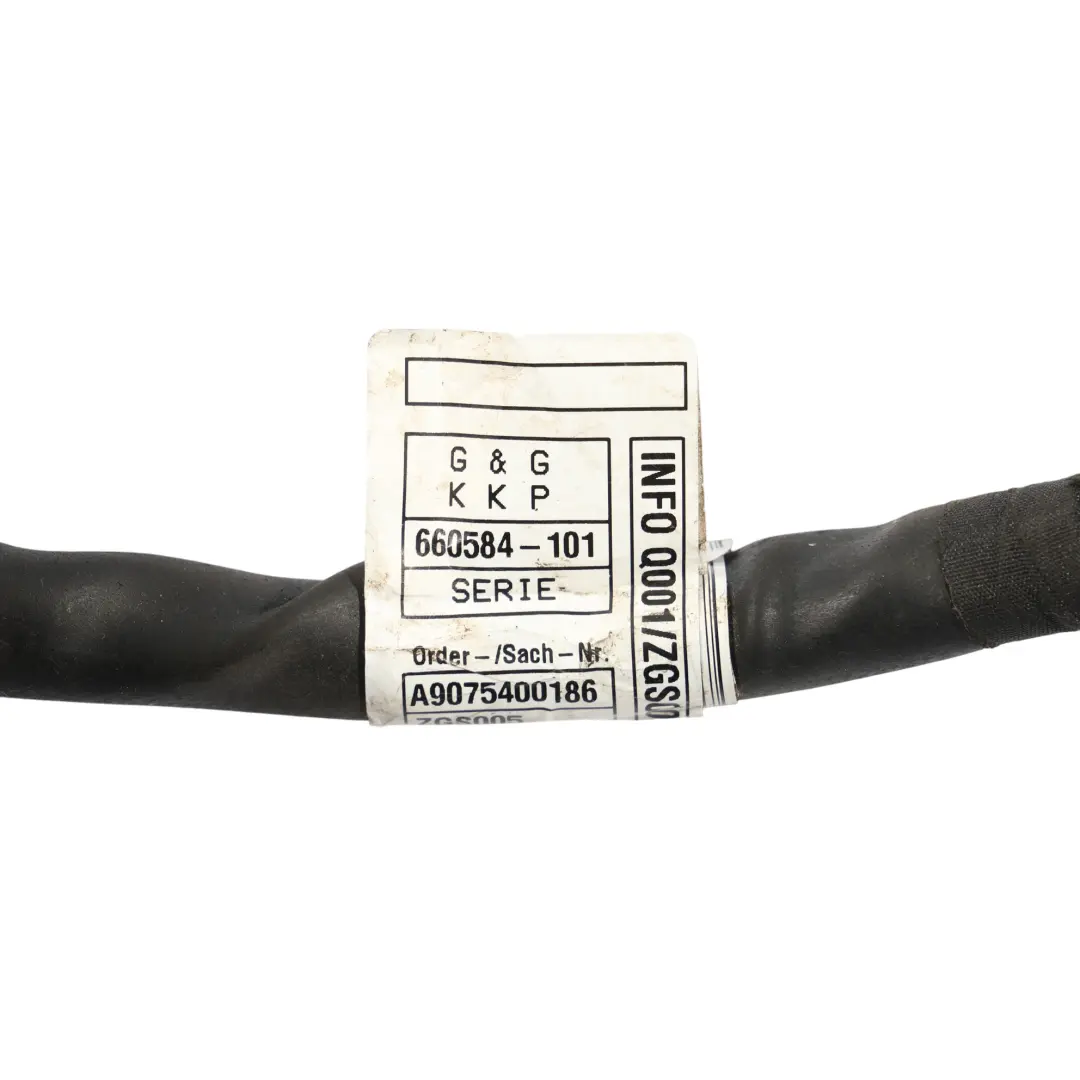 Mercedes Sprinter W907 Battery Cable Alternator Wiring Loom Harness - SKU A9075400186 - Part number A9075400186