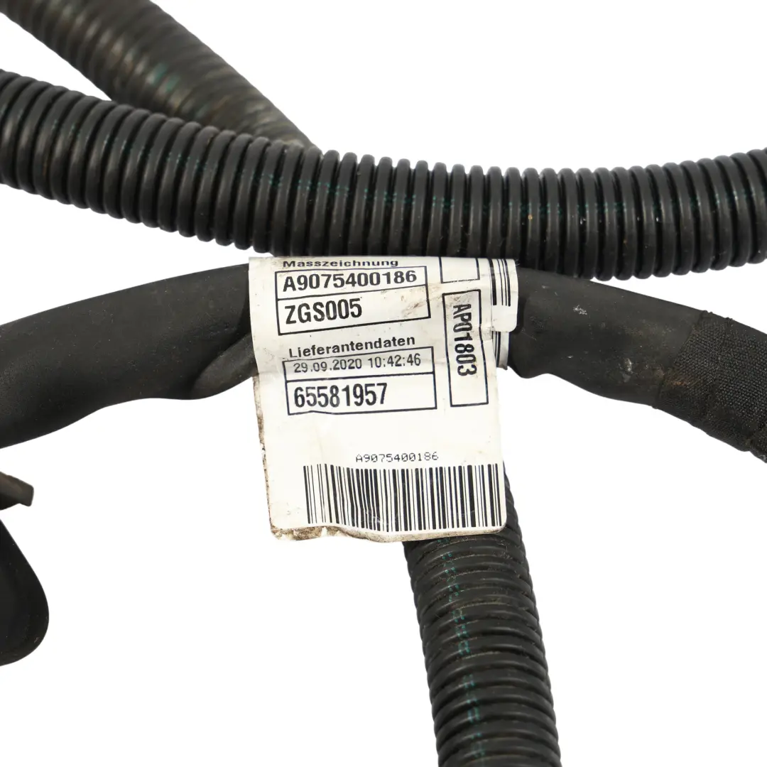 Mercedes Sprinter W907 Battery Cable Alternator Wiring Loom Harness - SKU A9075400186 - Part number A9075400186