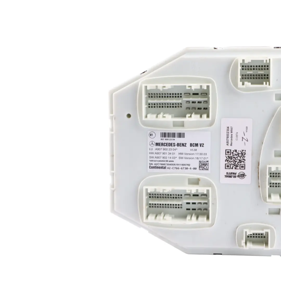 Mercedes Sprinter W907 W910 BCM Body Control Module Unit ECU - SKU A9079002304 - Part number A9079002304
