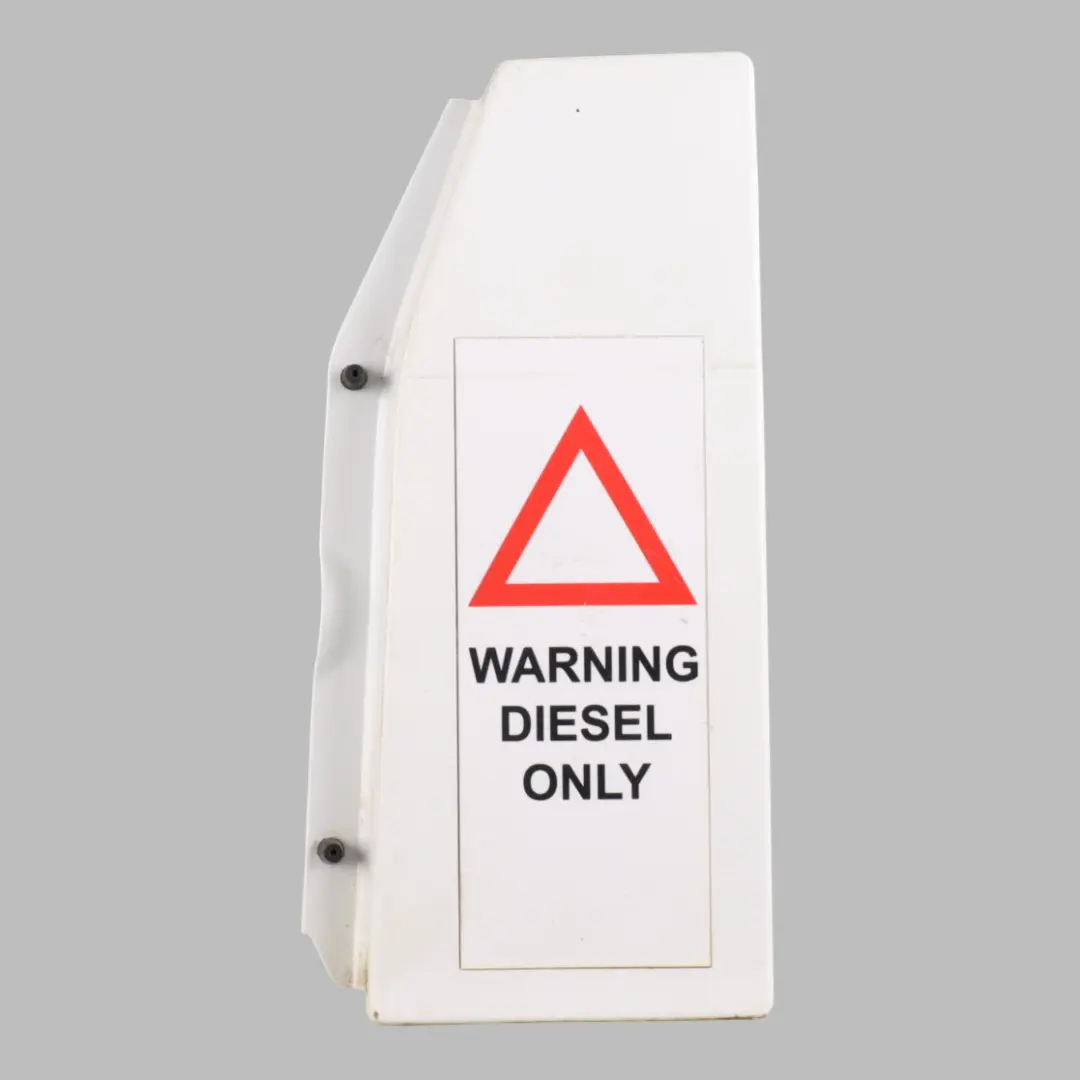 Mercedes W907 W910 Fuel Filler Flap Fill Tank Cover Cap Arctic White - 9147 - SKU A9107500000-ARW1 - Part number A9107500000