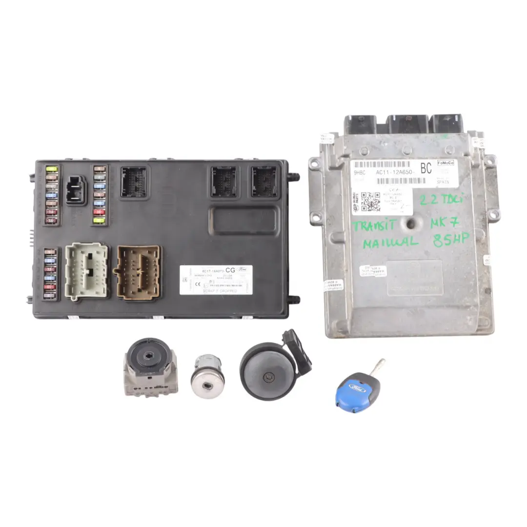 P8FA 85HP Engine Control ECU Kit Manual to Ford Transit Mk7 2.2 TDCI with Part number AC11-12A650-BC Ford Transit Mk7 2.2 TDCI P8FA 85HP Engine Control ECU Kit Manual - SKU AC11-12A650-BC-2 - Part number AC11-12A650-BC