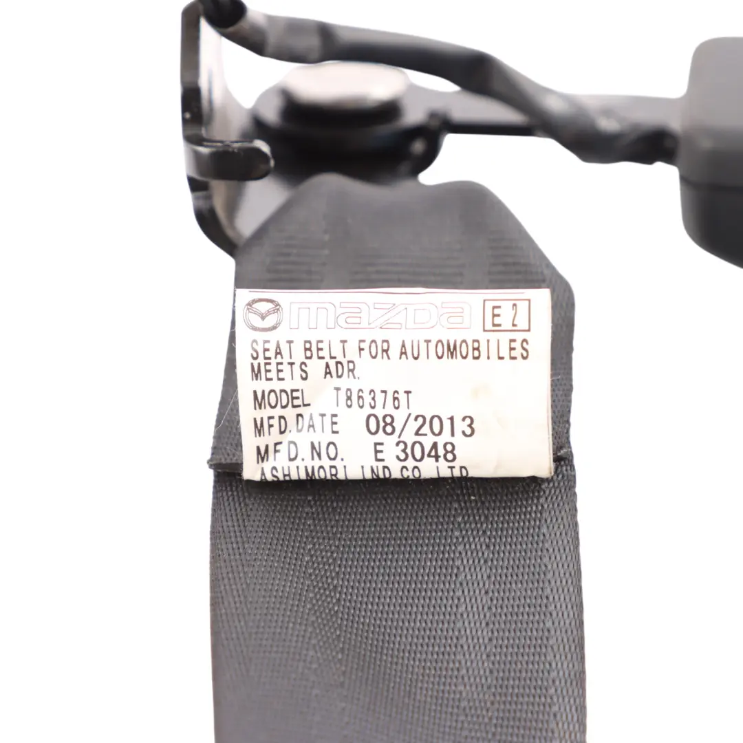 Belt Rear Centre Middle Seatbelt Buckle Black to Mazda 6 GJ Seat with Part number BAF150137T Mazda 6 GJ Seat Belt Rear Centre Middle Seatbelt Buckle Black - SKU BAF150137T - Part number BAF150137T