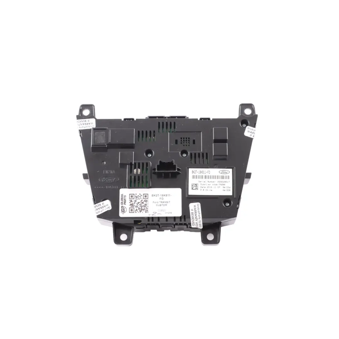 Dashboard Panel Control Unit Button Switch to Ford Transit Custom with Part number BK2T-18K811-FD Ford Transit Custom Dashboard Panel Control Unit Button Switch - SKU BK2T-18K811-FD - Part number BK2T-18K811-FD