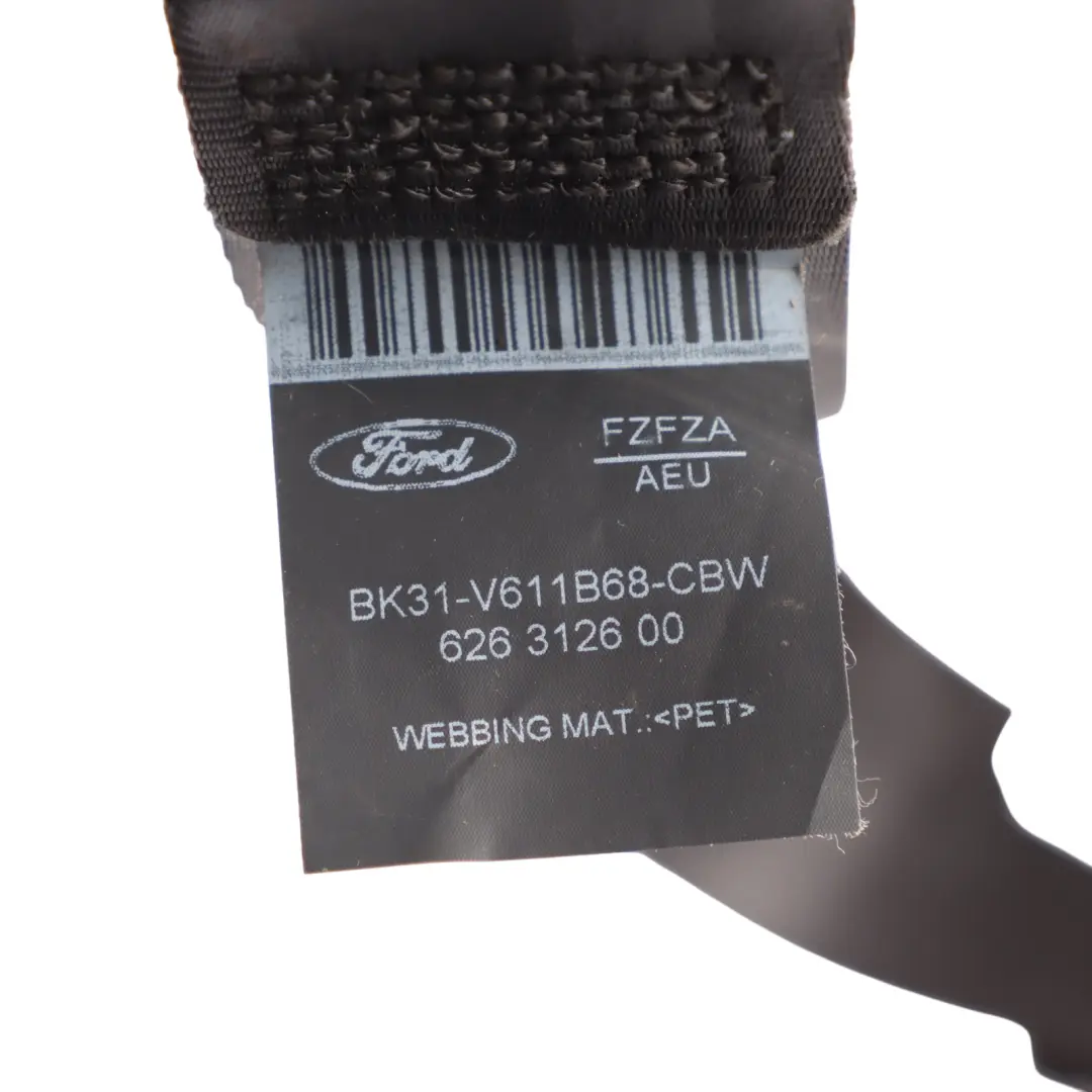 Ford Transit Mk8 Seat Belt Seatbelt Rear Left Right N/O/S - SKU BK31-V611B68-CBW - Part number BK31-V611B68-CBW