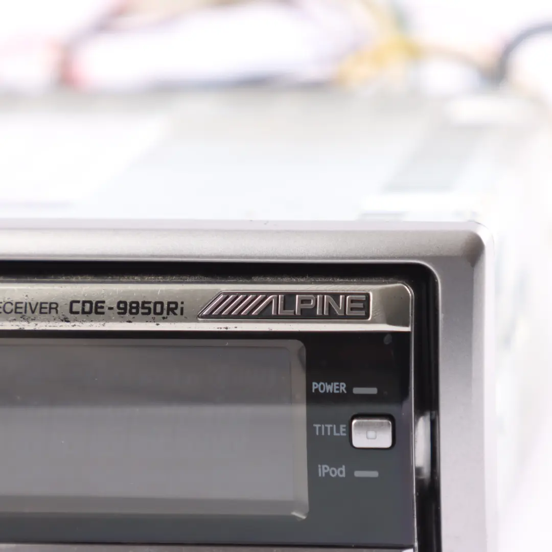  Genuine Alpine CD MP3 USB AUX Car Radio Stereo Audio Media Player - SKU CDE-9850RI - Part number CDE-9850RI