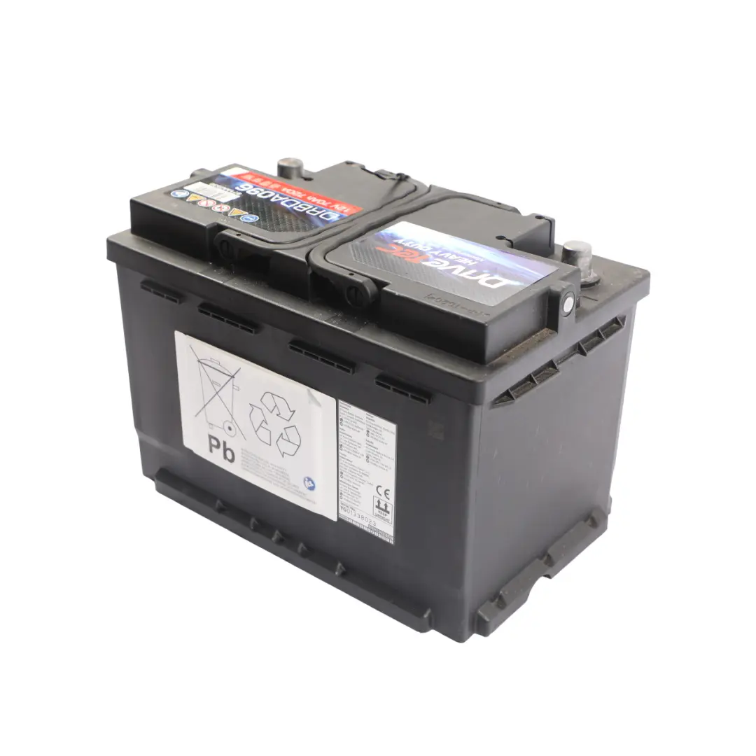  DriveTec Heavy Duty Car Battery Accumulator 12V 70Ah 720A DRBDA096 - SKU DRIVETEC-70AH-1 - Part number DRIVETEC-70AH-1