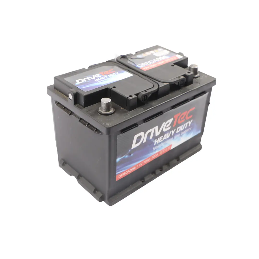  DriveTec Heavy Duty Car Battery Accumulator 12V 70Ah 720A DRBDA096 - SKU DRIVETEC-70AH-1 - Part number DRIVETEC-70AH-1