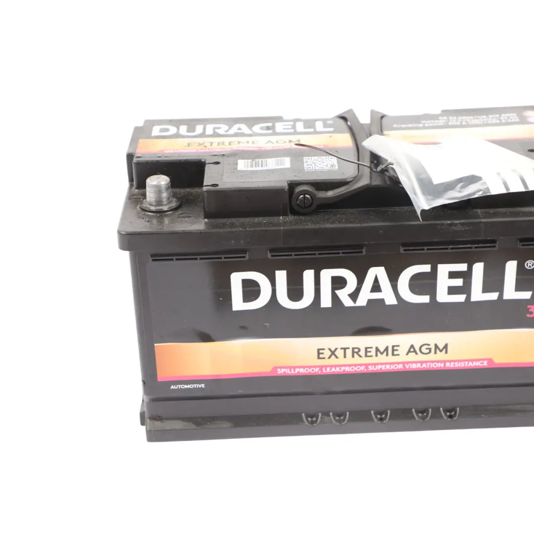  Duracell Advanced Extended Accumulator Car Battery Unit 92Ah 850A 12V - SKU DURACEL-AGM-92AH - Part number DURACEL-AGM-92AH