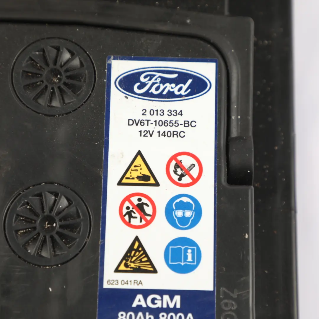 Mk8 2.0 AGM Battery Acumulator Start-Stop 80Ah 800A to Ford Transit with Part number DV6T-10655-BC Ford Transit Mk8 2.0 AGM Battery Acumulator Start-Stop 80Ah 800A - SKU DV6T-10655-BC - Part number DV6T-10655-BC