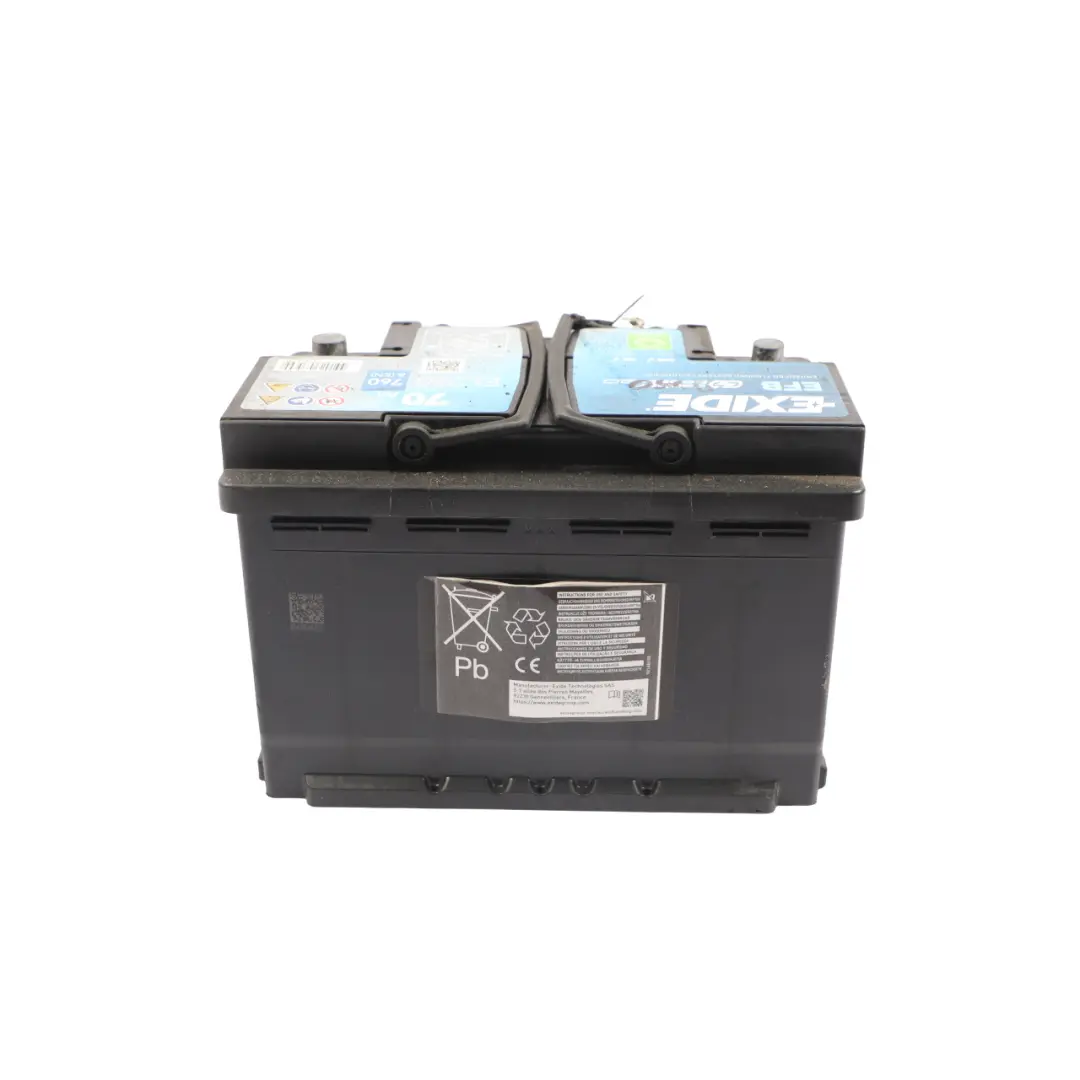 Exide Car Battery Accumulator EFB EL700 70Ah 760A Electrical Unit to with Part number EXIDE-EFB-70AH Exide Car Battery Accumulator EFB EL700 70Ah 760A Electrical Unit - SKU EXIDE-EFB-70AH - Part number EXIDE-EFB-70AH