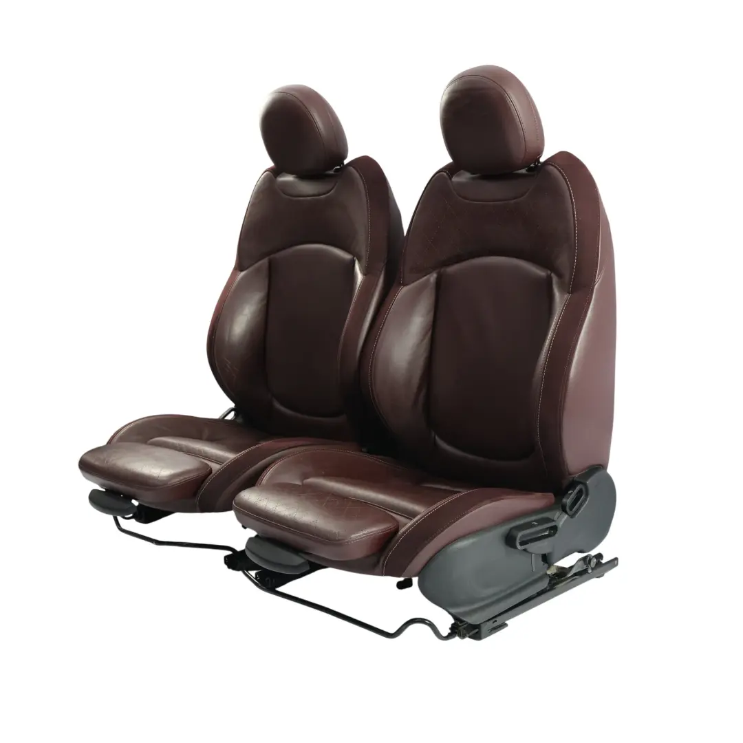 Mini Clubman F54 Komplet Foteli Sport Przód Tył Grzany Bordowe Skóry - SKU F54-SEATS-SET-LEATHER-BURGUNDY-NEIY - Numer Części F54-SEATS-SET-LEATHER-BURGUNDY