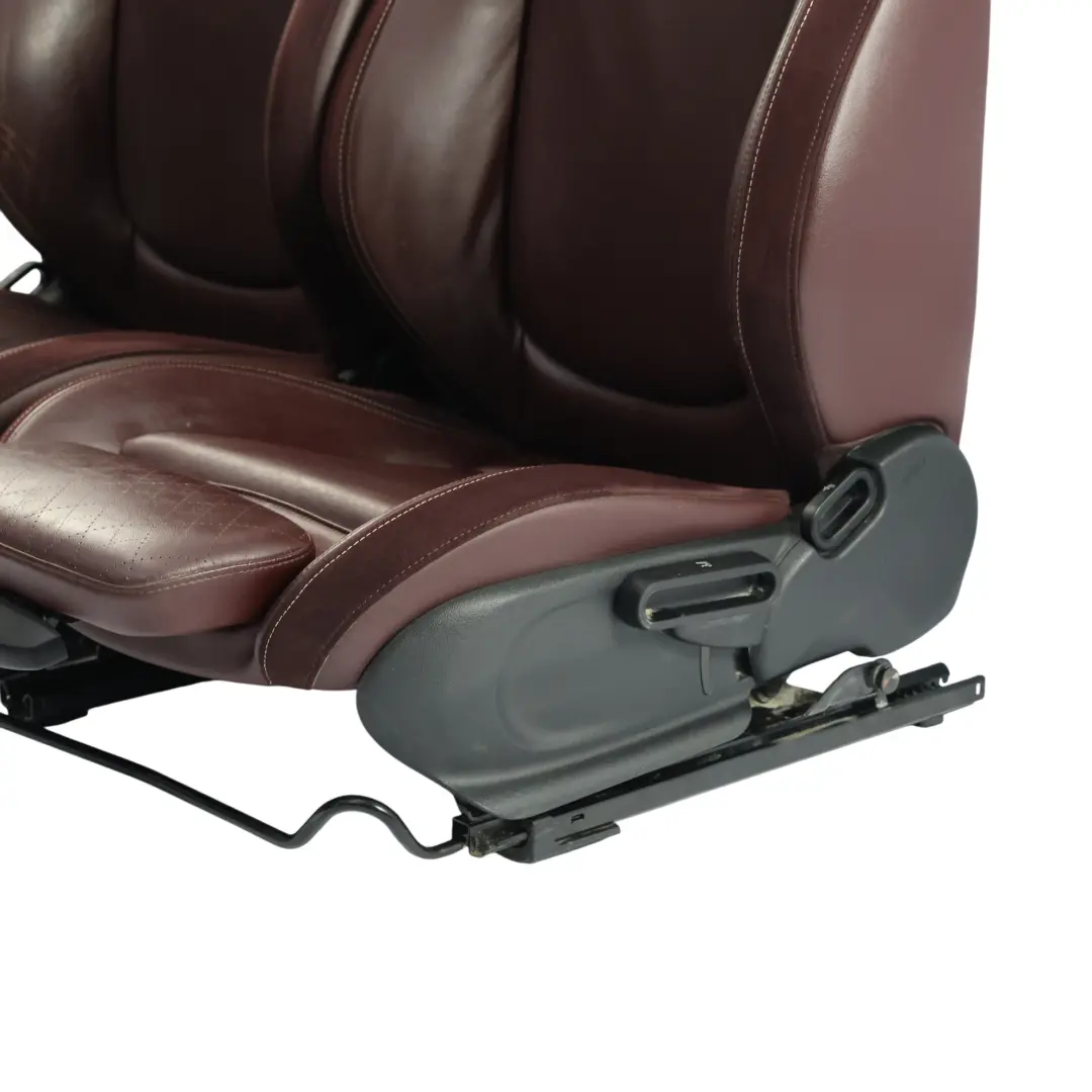Seats Front Rear Seat Heated Leather Cross Punch Burgundy to Mini Clubman F54 Sport with Part number F54-SEATS-SET-LEATHER-BURGUNDY Mini Clubman F54 Sport Seats Front Rear Seat Heated Leather Cross Punch Burgundy - SKU F54-SEATS-SET-LEATHER-BURGUNDY-NEIY - Part number F54-SEATS-SET-LEATHER-BURGUNDY