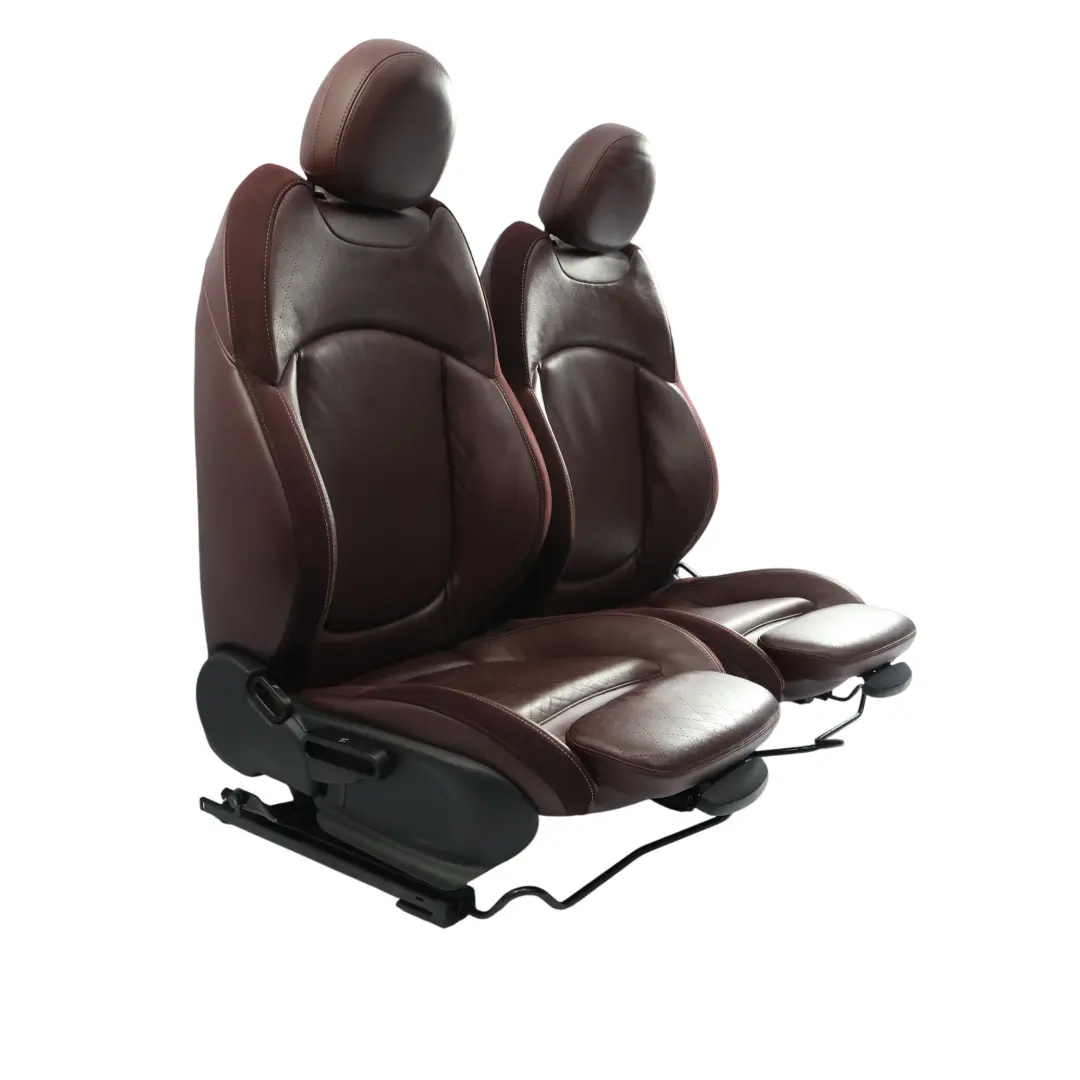 Asientos Deportivos Delanteros Traseros Calefactables Cuero Borgoña para Mini F54 con número de pieza F54-SEATS-SET-LEATHER-BURGUNDY Mini F54 Asientos Deportivos Delanteros Traseros Calefactables Cuero Borgoña - SKU F54-SEATS-SET-LEATHER-BURGUNDY-NEIY - Número de pieza F54-SEATS-SET-LEATHER-BURGUNDY
