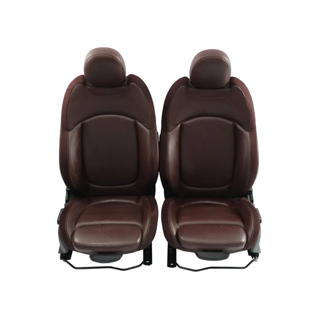 Mini Clubman F54 Komplet Foteli Sport Przód Tył Grzany Bordowe Skóry - SKU F54-SEATS-SET-LEATHER-BURGUNDY-NEIY - Numer Części F54-SEATS-SET-LEATHER-BURGUNDY