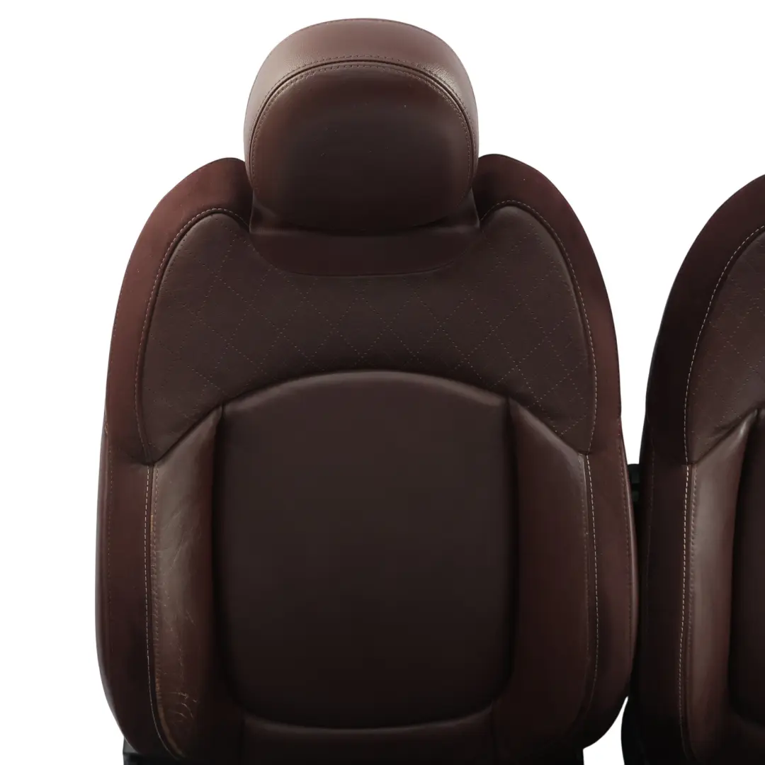 Mini Clubman F54 Komplet Foteli Sport Przód Tył Grzany Bordowe Skóry - SKU F54-SEATS-SET-LEATHER-BURGUNDY-NEIY - Numer Części F54-SEATS-SET-LEATHER-BURGUNDY
