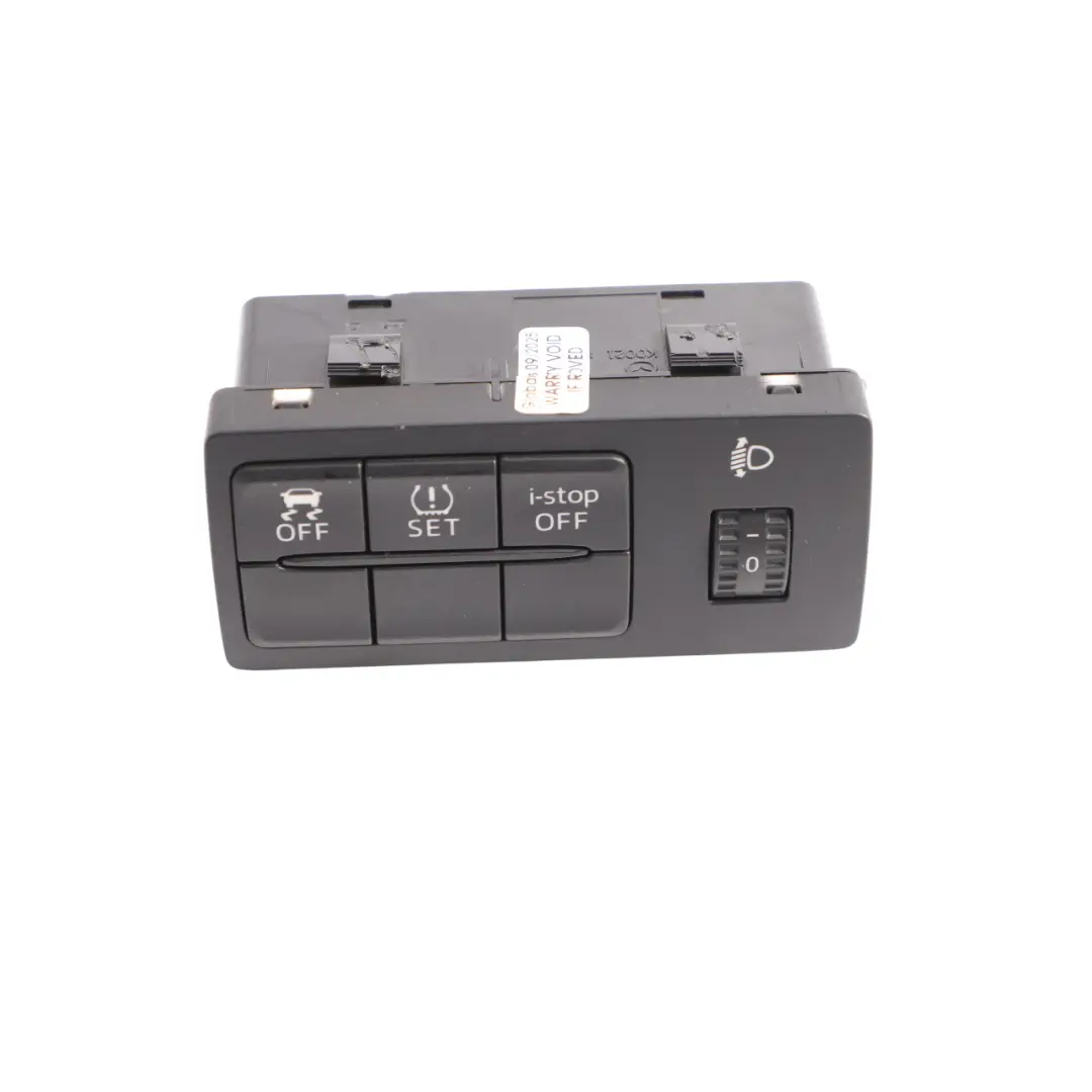  Mazda 6 GJ Headlight Switch Traction Control ESP Panel Unit Element - SKU GJE866170A - Part number GJE866170A