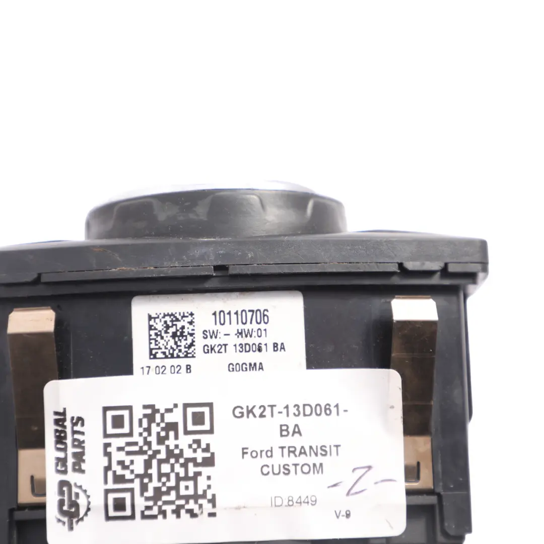 Headlight Fog Light Switch Control Panel to Ford Transit Custom with Part number GK2T-13D061-BA Ford Transit Custom Headlight Fog Light Switch Control Panel - SKU GK2T-13D061-BA - Part number GK2T-13D061-BA