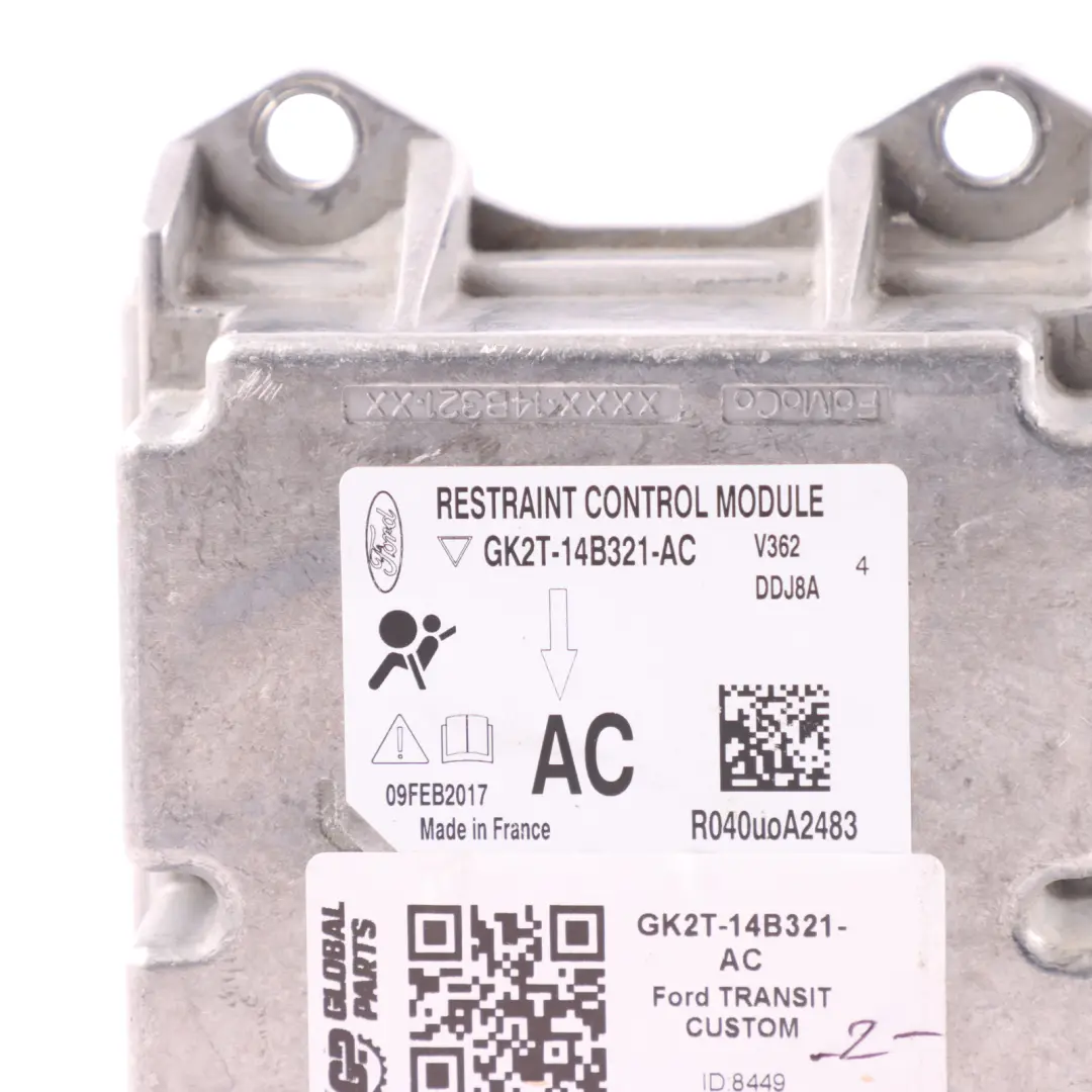 Ford Transit Custom Air Module Control Unit ECU - SKU GK2T-14B321-AC - Part number GK2T-14B321-AC