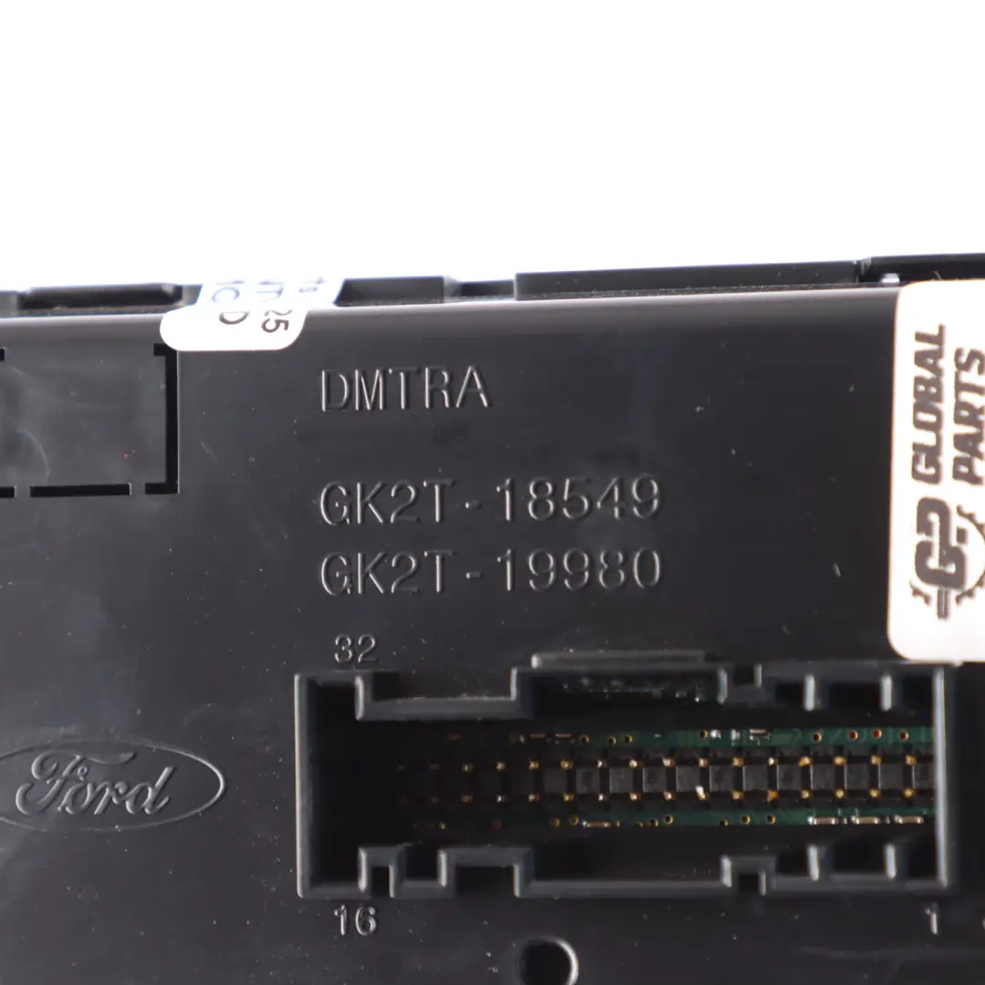 Heater Control Unit Air Conditioning Panel to Ford Transit Custom with Part number GK2T-19980-CE Ford Transit Custom Heater Control Unit Air Conditioning Panel - SKU GK2T-19980-CE - Part number GK2T-19980-CE