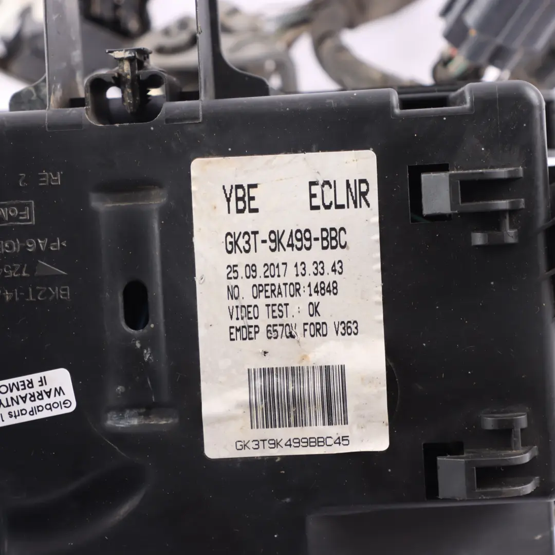 Ford Transit Mk8 Engine Bay Under Bonnet Fuse Box Wiring Harness GK3T9K499BBC - SKU GK3T-9K499-BBC - Part number GK3T-9K499-BBC